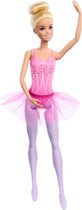 Barbie Ballerinapop - Met roze tutu - 32,5 cm - Barbiepop
