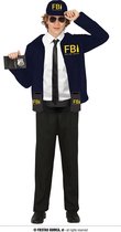 Guirca - Costume de Police et de détective - Inspecteur de bière fraîche Kei Cozy FBI - Homme - Blauw - Taille 48-50 - Déguisements - Déguisements