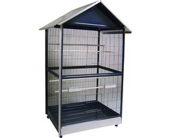 Flamingo Volière Sinai Blauw – Ruime vogelkooi op wielen ...