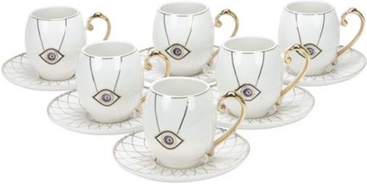 ESPRESSOSET CNR1122 | 12-DELIG WIT - WIT
