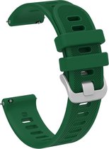 Siliconen bandje - geschikt voor geschikt voor Amazfit GTS / GTS 2 / GTS 2E / GTS 2 Mini / GTS 3 / GTS 4 / GTS 4 Mini / Bip / Bip U / Bip Lite / GTR 42 mm / Pop / Pop Pro - donkergroen