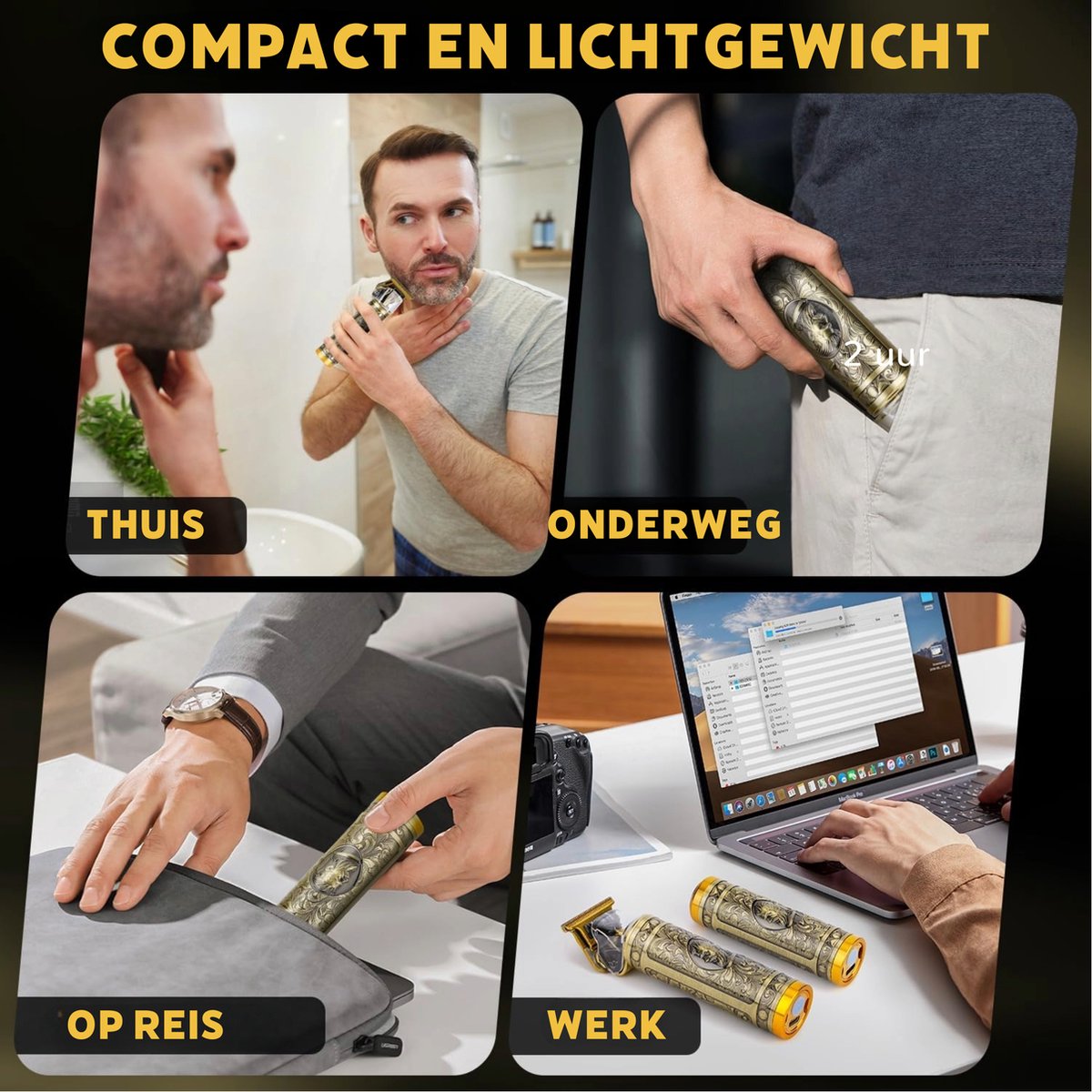 Phreeze 5 in 1 Draadloze Baardtrimmer + Neustrimmer thumbnail 4
