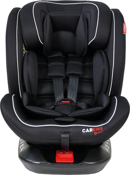Carkids I-Size Autostoeltje Darcy 360° Draaibaar 40-150cm Isofix Zwart/Wit van CARKIDS. — afbeelding 2