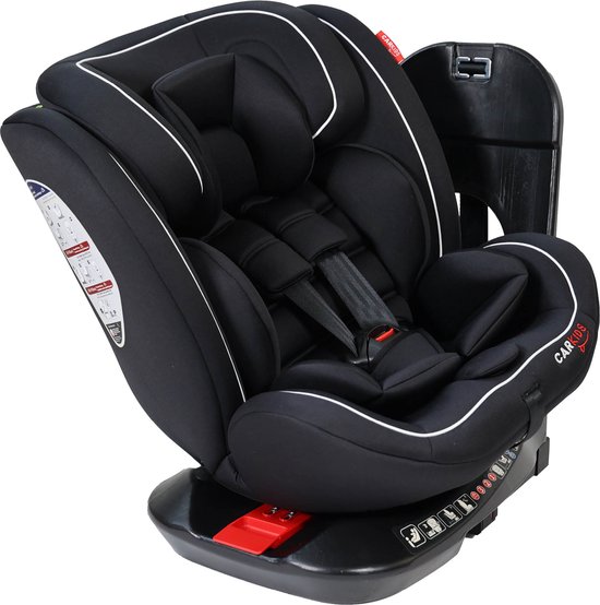 Carkids I-Size Autostoeltje Darcy 360° Draaibaar 40-150cm Isofix Zwart/Wit van CARKIDS. — afbeelding 3