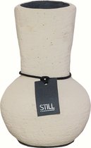 STILL - Kleine Flesvaas - Bol Vase No Fan - Beige - 13x20 cm