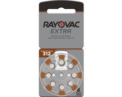 Rayovac 312 - PR41 Extra - 8 Pack - 10 pakjes - 80 batterijen