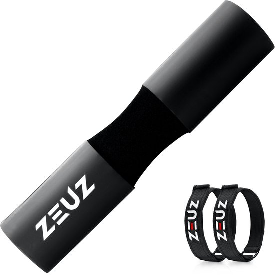 Foto: Zeuz barbell pad squat hip thrust fitness halter kussen nekbeschermer zwart