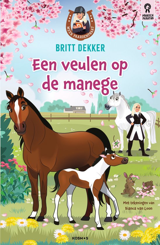Meer paardenpraat 1 - Een veulen op de manege - cover