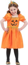 Smiffy's - Pompoen Kostuum - Heks Poempoeloentje - Meisje - Oranje - Small - Halloween - Verkleedkleding