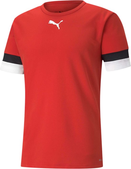 Puma Teamrise Shirt Korte Mouw Heren - Rood | Maat: M