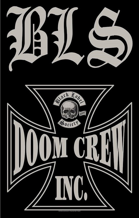 Black Label Society - Doom Crew - Textiel postervlag