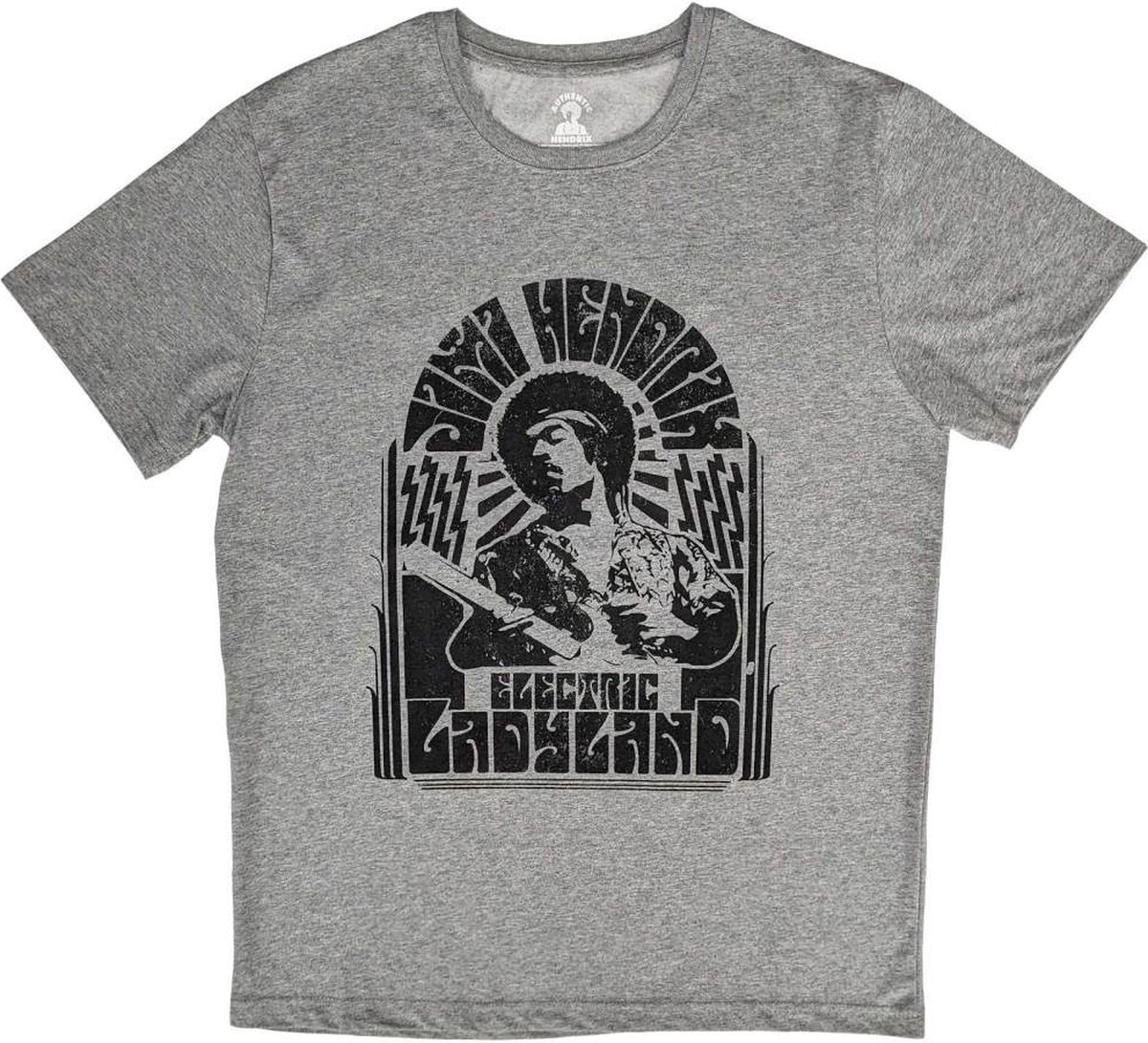 Jimi Hendrix - Electric Ladyland Mono Heren T-shirt - 2XL - Grijs