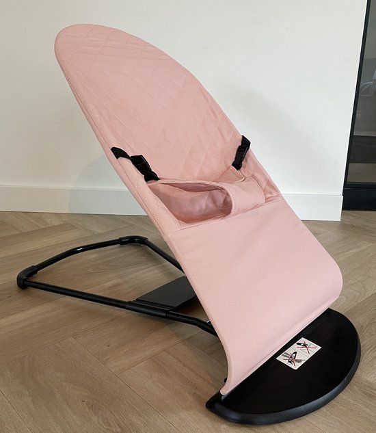 Foto: Jaxx roze wasbare hoes voor en exclusief wipstoel wipstoelhoes past op elk merk wipstoel zacht katoen wasmachine geschikt babystoel baby swing schommelstoel baby baby bouncer wipstoel baby baby swing wipstoeltjes schommelstoel bouncer