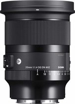 Sigma 20mm F1.4 DG DN - Art Sony E-mount - Camera lens