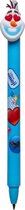 Stylo effaçable - stylo effaçable - La Frozen - Olaf - Blauw - avec smiley - rentrée scolaire - fournitures scolaires - tendance