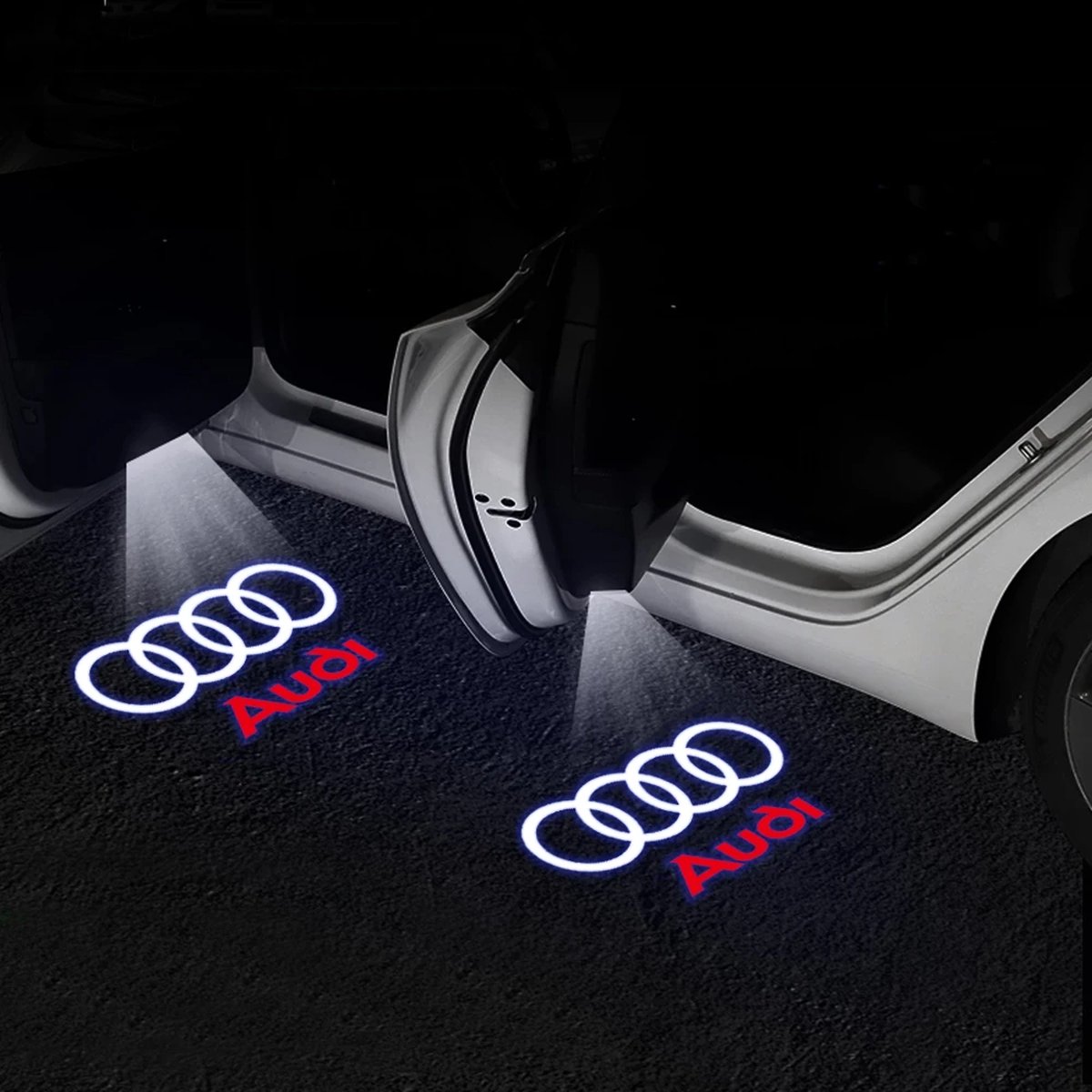 Audi LED Logo Projecteur Sol Laser Portes A1 A2 A3 A4 A5 A6 A7 A8