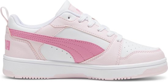 PUMA Puma Rebound V6 Lo Jr FALSE Sneakers - PUMA White-Fast Pink-Whisp Of Pink - Maat 38.5