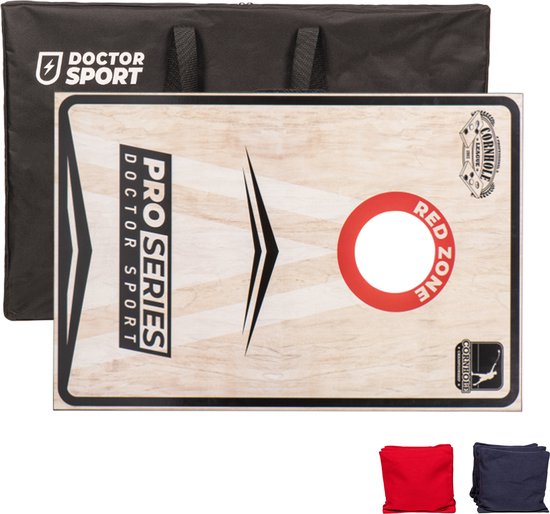 DOCTOR SPORT Cornhole Bean Bags - 8-teiliges Set 15x15cm 400g Offizielles Wurfgewicht