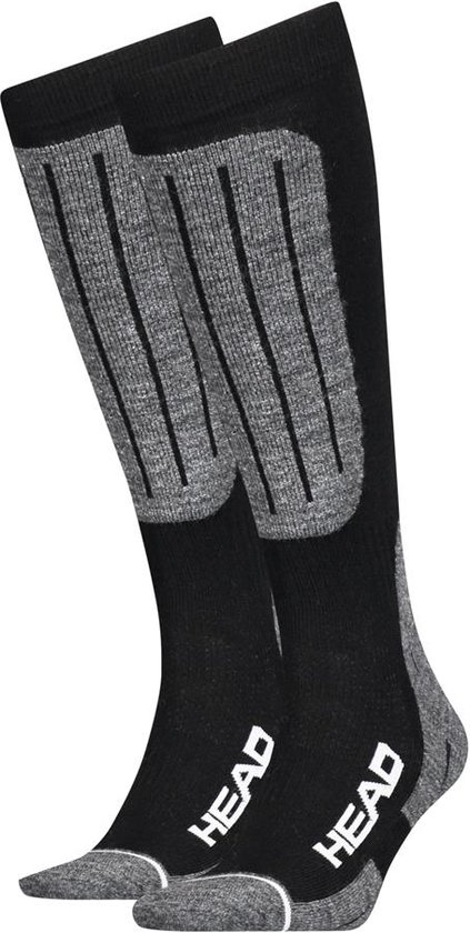 Lot De 2 Chaussettes Hautes Unisexe HEAD – Moderne – Terry Complet – Pour Ski, Sport, Quotidien