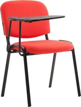 CLP Ken Bezoekersstoel - Met klaptafel - Stof rood
