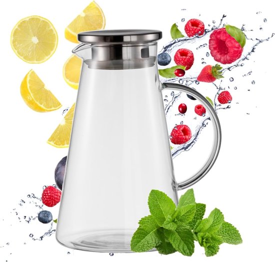 Caraffe In Vetro Olympia Da 0,5 L - Confezione Da 6 | Per Vino, Acqua, Bevande Fredde - Foto 5