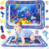 Waterspeelmat baby speelgoed - Zeedieren Sensory Watermat - Stimuleert Ontwikkeling van Baby's - Opblaasbare 65x50cm Babyspeelgoed - Educatieve Sensorische Training - Ideaal Cadeau voor Groei - Encouraging Play