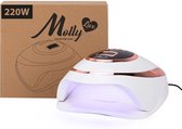 Lampe à ongles double UV/ LED 220W pour vernis et gels hybrides Z7 Molly Lux blanc