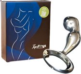 TipsToys Anaal Wand Buttplug RVS - Prostaat Massager Pspot Sex Toys voor mannen Zilver