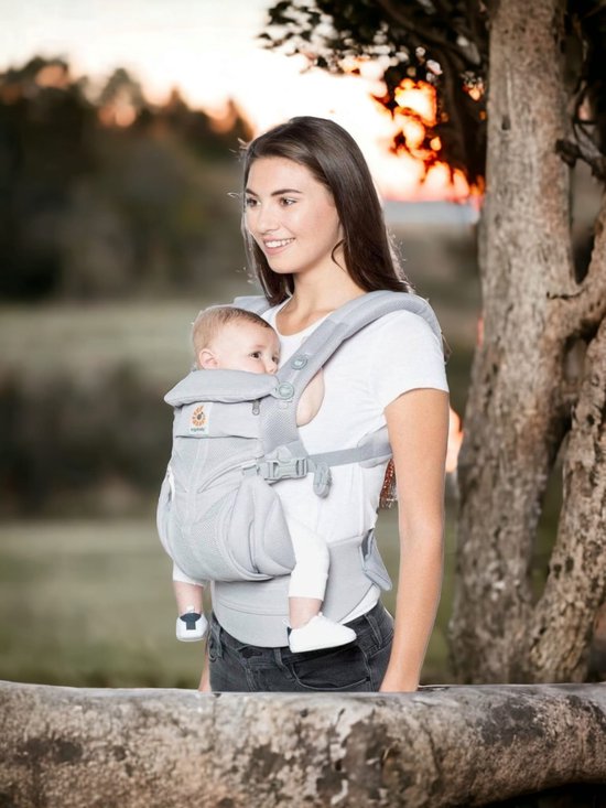 Ergobaby - Omni 360 - Cool Air Mesh Draagzak Baby - Licht Grijs van Ergobaby — afbeelding 3