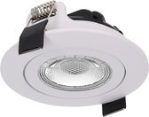 Ledmatters - Inbouwspot Wit - Dimbaar - 5 watt - 490 Lumen - 2700 Kelvin - Warm wit licht - IP65 Badkamerverlichting
