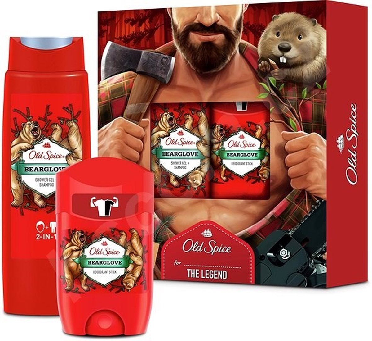 Coffret cadeau trousse de toilette Old Spice Footballer pour homme -  Déodorant Stick