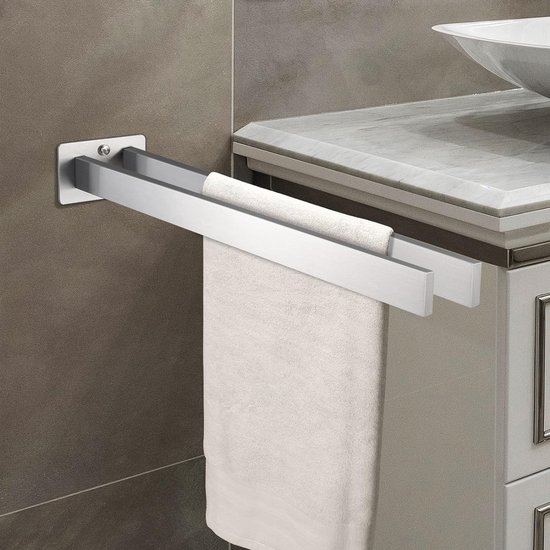 VDN Stainless Handdoekrek - Handdoekrek badkamer - Zwart