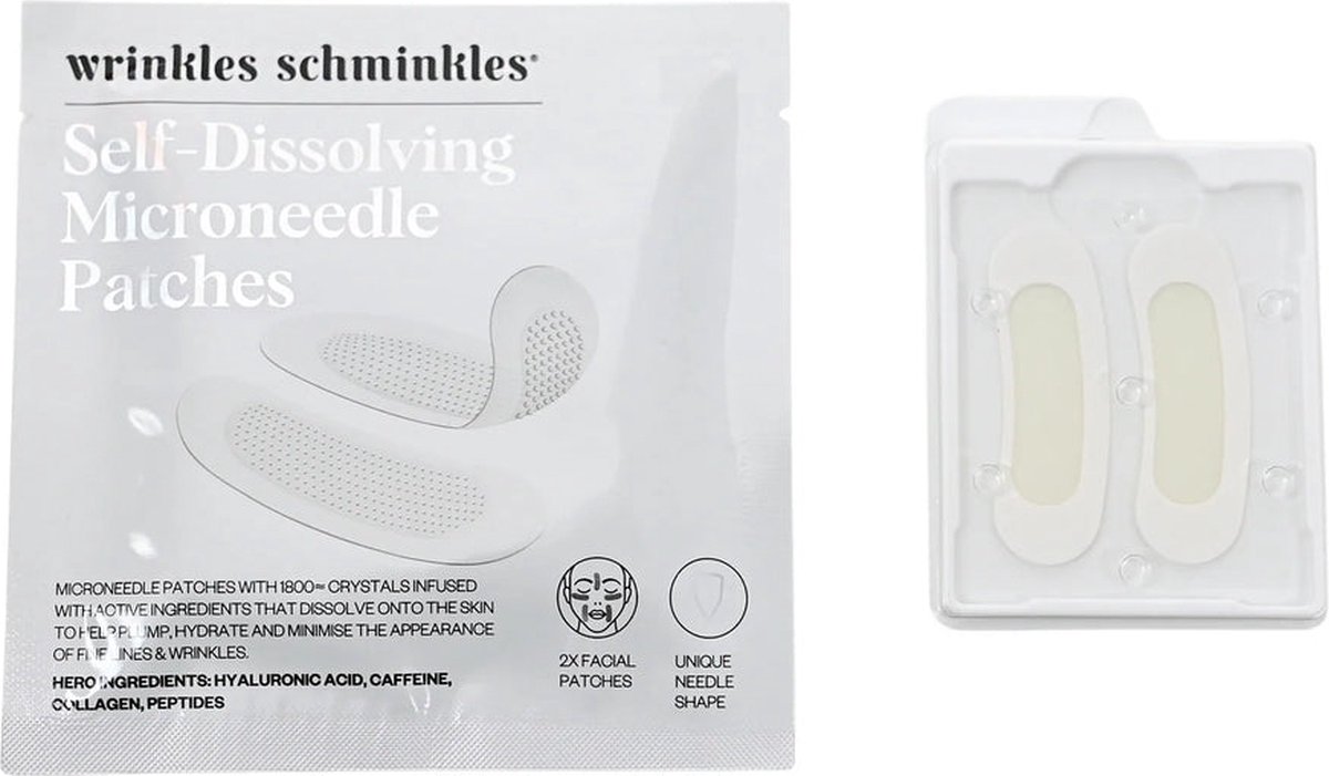 Wrinkles schminkles Self dissolving microneedle patches