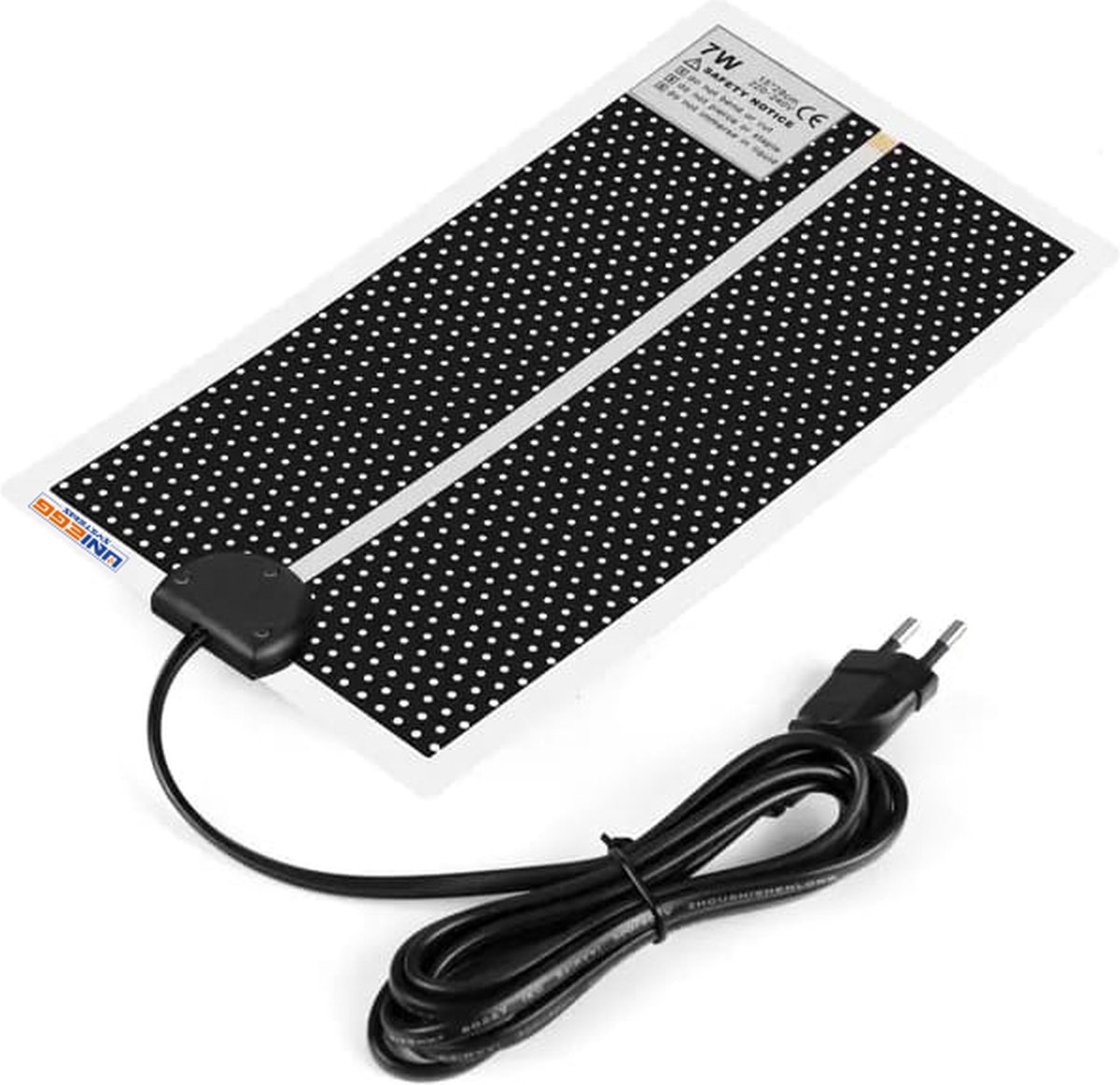 Honeycomb Warmtemat - 15 x 28 cm - 7 watt - met regelaar - voor kuikens en kippen - reptielen - amfibieën - pluimvee op Prijzenvolger.com