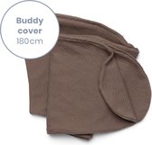 Doomoo Buddy Cover - Hoes voor Voedingskussen Buddy - Biologisch Katoen - 180 cm - Caribou