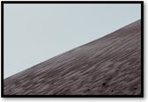 Eenvoud van de Elementen - Lanzarote's Lessen in Eenvoud - Aards Minimalisme - Fotoposter 60x40 met Lijst