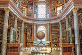 Bibliothèque Pannonhalma - Györ - Hongrie | Puzzle en bois | 1000 pièces | 59 x 44 cm | King du casse-tête