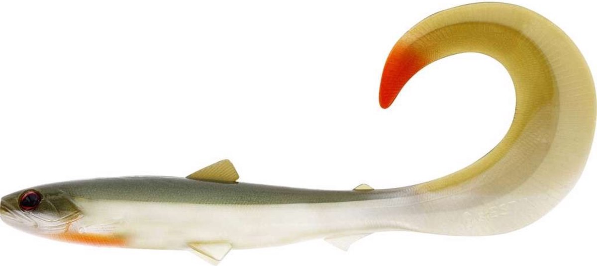 Westin Bullteez Curltail 8cm 3g (3 pcs) - Kleur : Bass Orange