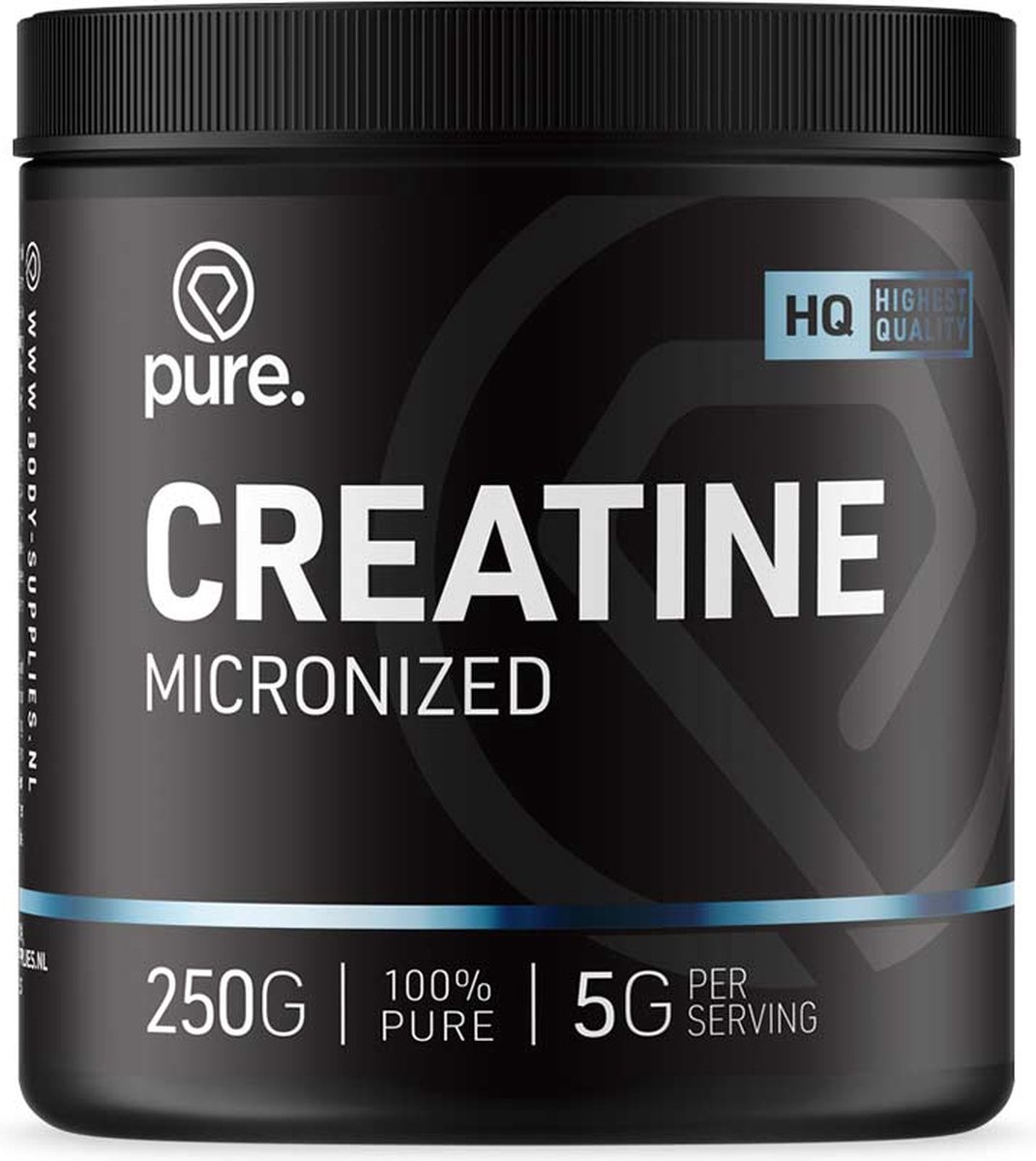 Goedkoopste Pure. Creatine Monohydraat - Naturel - 250gr - micronized poeder - creatine - spiergroei - fitness & sport