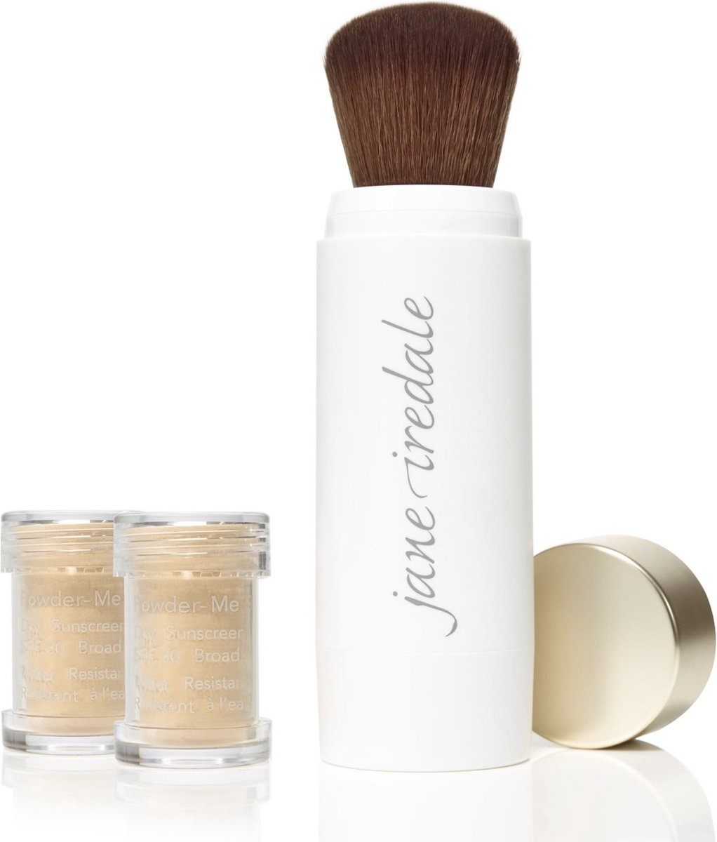 Jane Iredale Zonbescherming Powder-Me SPF30 Dry Sunscreen Refillable Brush Tanned