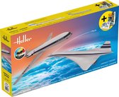 1:100 Heller 52333 Caravelle and Concorde Planes - Starter Kit Plastic Modelbouwpakket