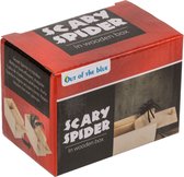 Spin in een doos - Springende spin in doos - Fop artikel springende spin uit doos - Enge spin in doos - Laat je familie en vrienden schrikken
