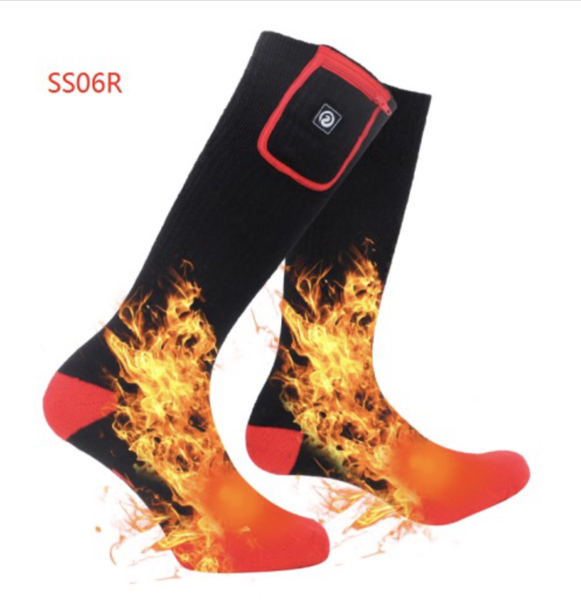JuKa Colorado Heat Socks - Elektrisch verwarmde sokken - Oplaadbare Accu met kabel - Heated socks - Unisex - Winter