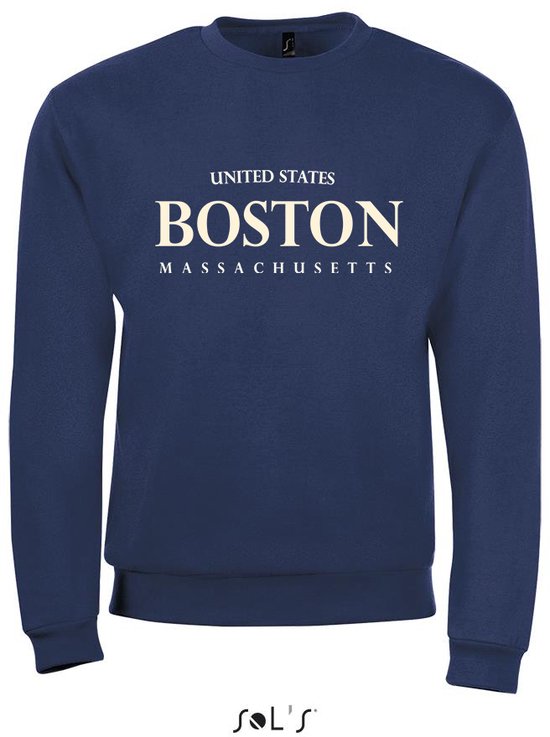 Sweatshirt 2-205 Boston Massachusetts - Navy, M