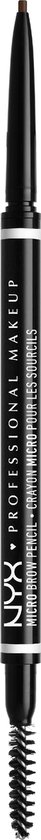 NYX Professional Makeup Micro Brow Pencil in de kleur Espresso, met spoolie.