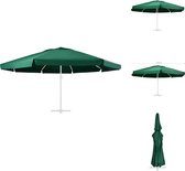 vidaXL Parasoldoek 600 cm - Groen - 100% Polyester - Water- en UV-bestendig - Parasol