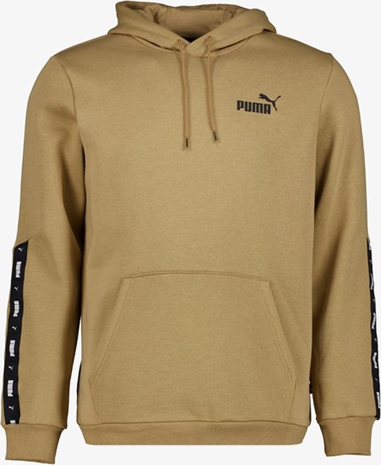 Puma Essentials Tape heren hoodie beige