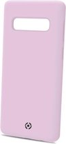Celly Feeling Silicone Back Cover Samsung Galaxy S10 Plus Roze