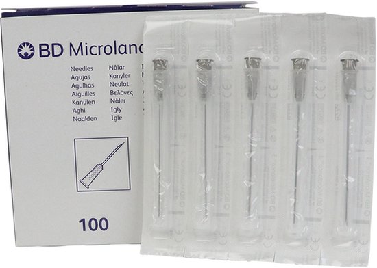 BD Microlance injectienaalden 22G zwart 0,7x50mm 100 stuks (300094)