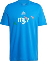 adidas Performance UEFA EURO24™ Italië T-shirt - Heren - Blauw- 3XL